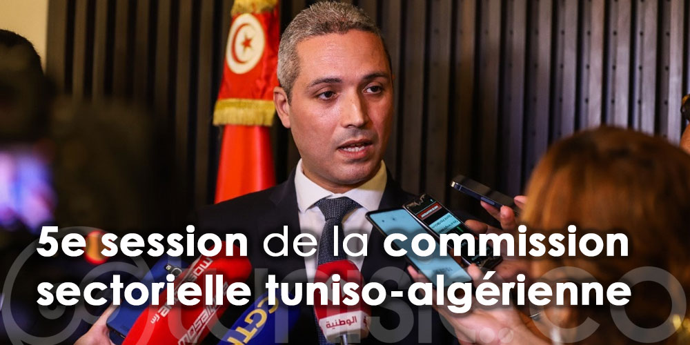 En vidéo: Déclaration de Mohamed Moez Belhassine lors de la 5e session de la commission sectorielle tuniso-algérienne